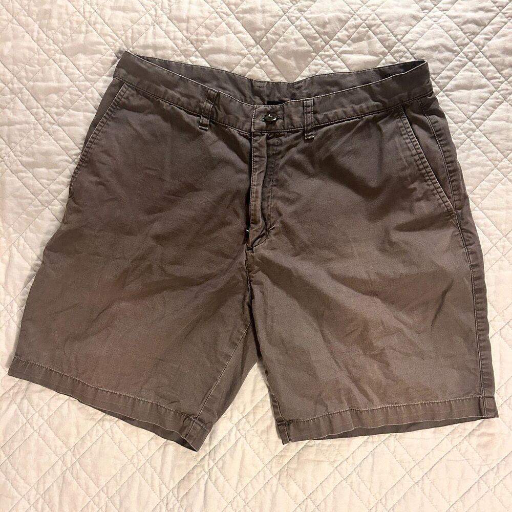 Patagonia Men's All-Wear Chino Shorts 8" Inseam Gray Organic Cotton Size 34